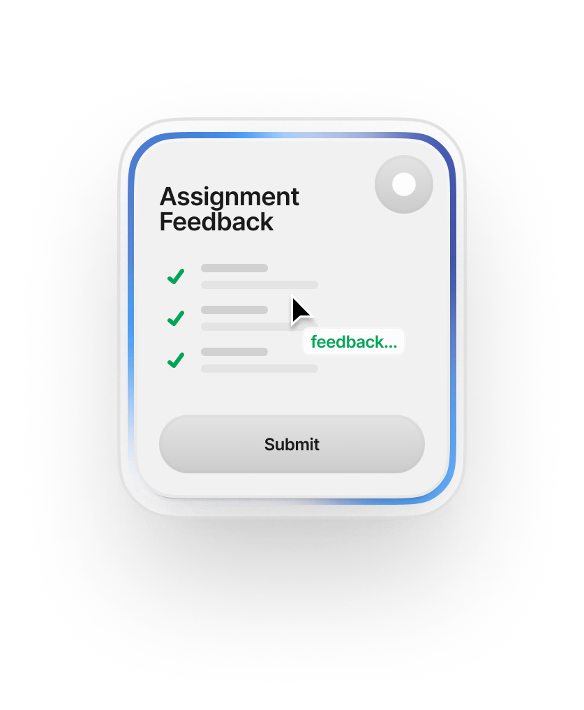 Structured Feedback